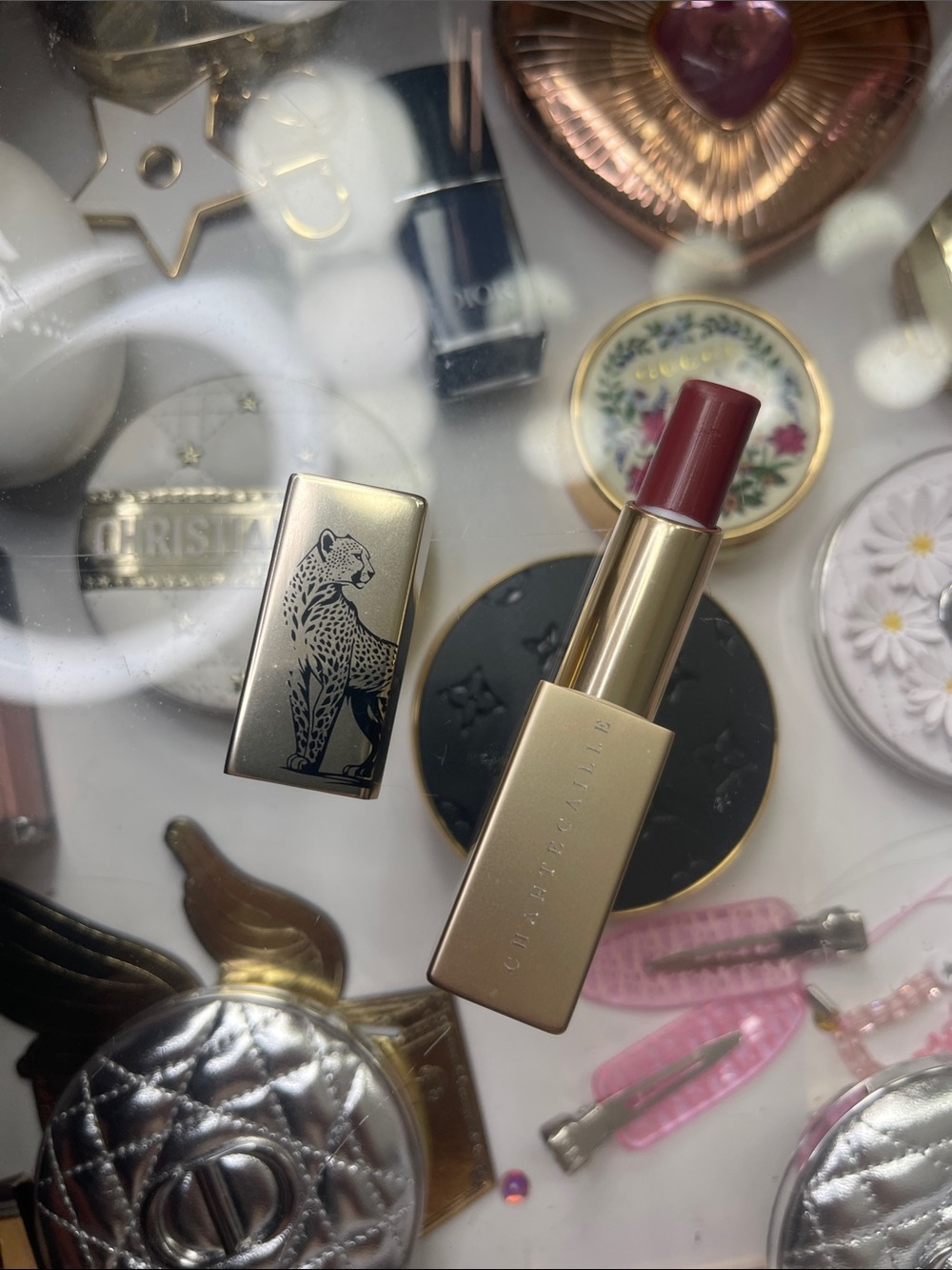 Chantecaille lip veil in acacia - rusty nude